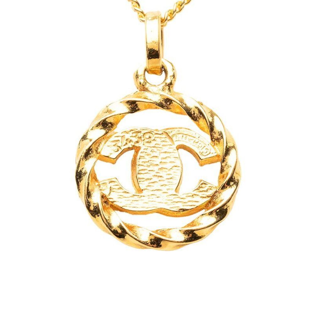 Chanel Coco Mark Rhinestone Necklace - Picture 2 of 6